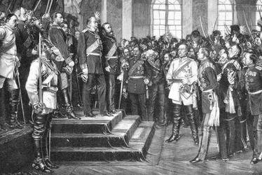 Proklamation des Deutschen Kaiserreichs 1871 in Versailles